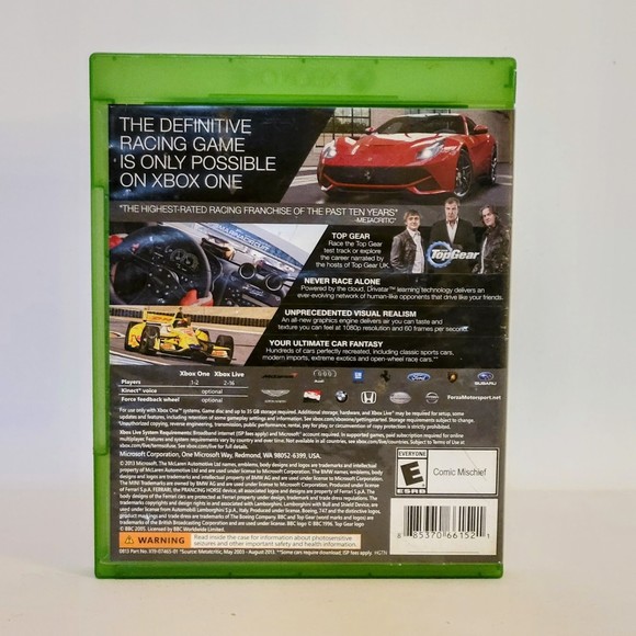 Forza Motorsports 5 Microsoft XBOX One Game (2013). Preowned. - Picture 2 of 6